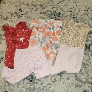 Baby Girl Bundle Set Of 6-9months Clothes